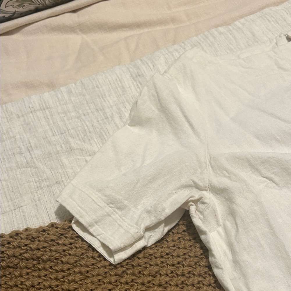 Abercrombie & Fitch Off-White Midi Dress - Picture 3 of 5